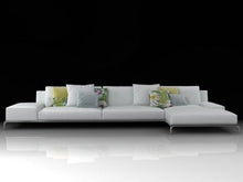 Load image into Gallery viewer, White modern sectional sofa
