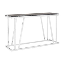 Load image into Gallery viewer, Aakley marble stainless steel console table
