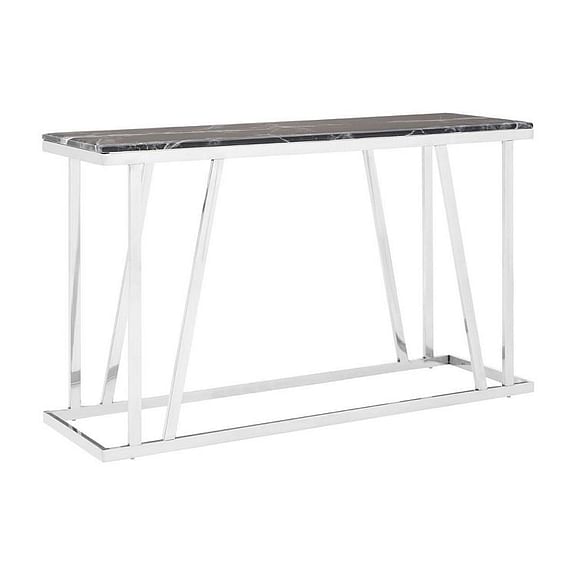 Aakley marble stainless steel console table