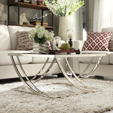 Load image into Gallery viewer, Anson Steel Arch Curved Sculptural Modern Coffee Table
