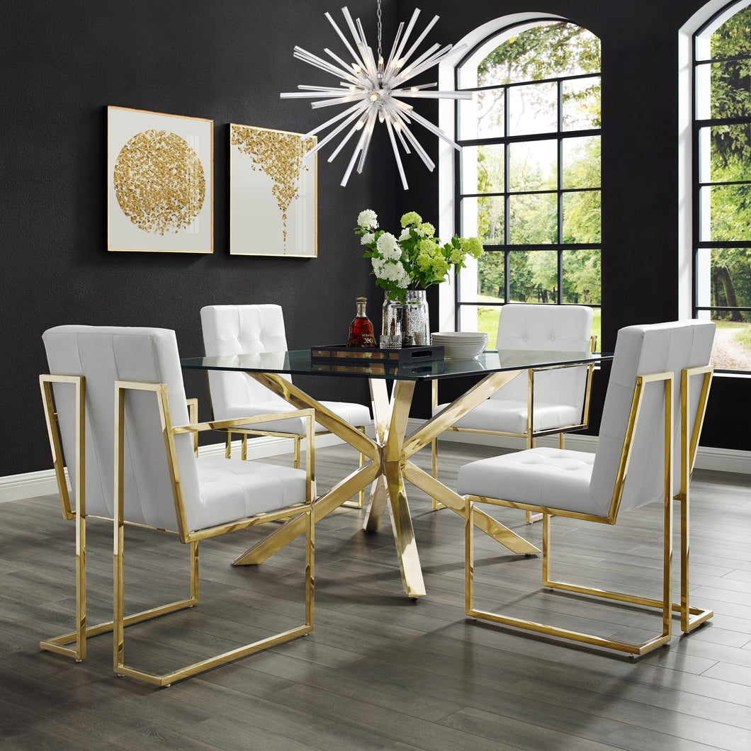 Astor Dining table with 4 chairs