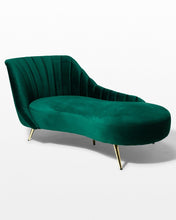 Load image into Gallery viewer, Anasella velvet Chaise Lounge
