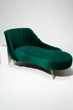 Load image into Gallery viewer, Anasella velvet Chaise Lounge
