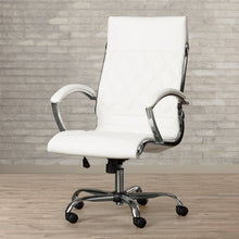 Load image into Gallery viewer, Leamon white Executive Chair
