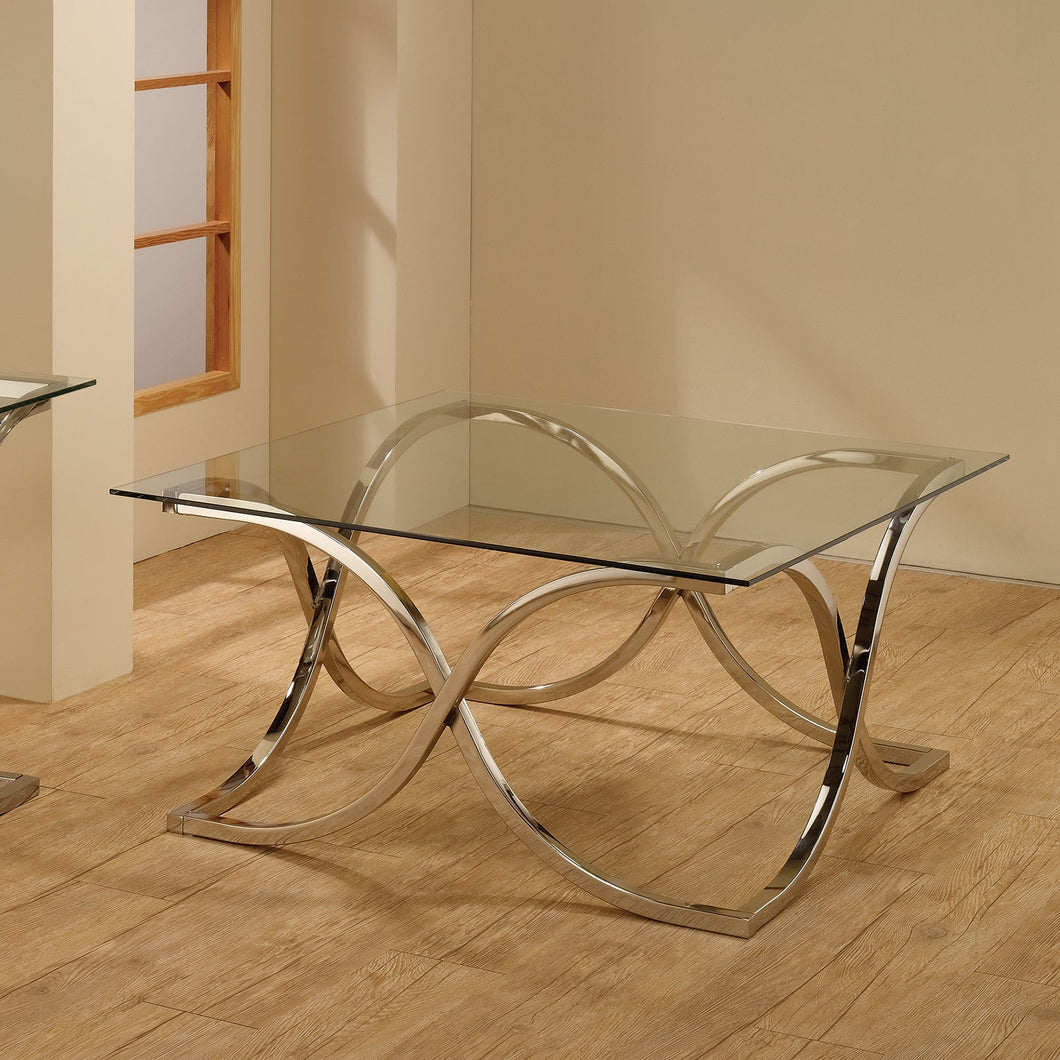 Stainless Steel Tempered Glass Coffee Table