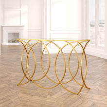 Load image into Gallery viewer, Edgware Geometric Console Table
