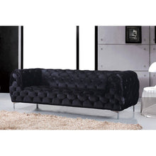 Load image into Gallery viewer, Chesterfield Velvet sofa set with ottoman
