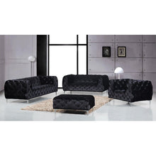 Load image into Gallery viewer, Chesterfield Velvet sofa set with ottoman
