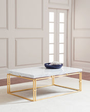 Load image into Gallery viewer, Calibria Marble Top Coffee Table
