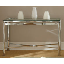 Load image into Gallery viewer, Bolton Stainless steel and Glass Console Table
