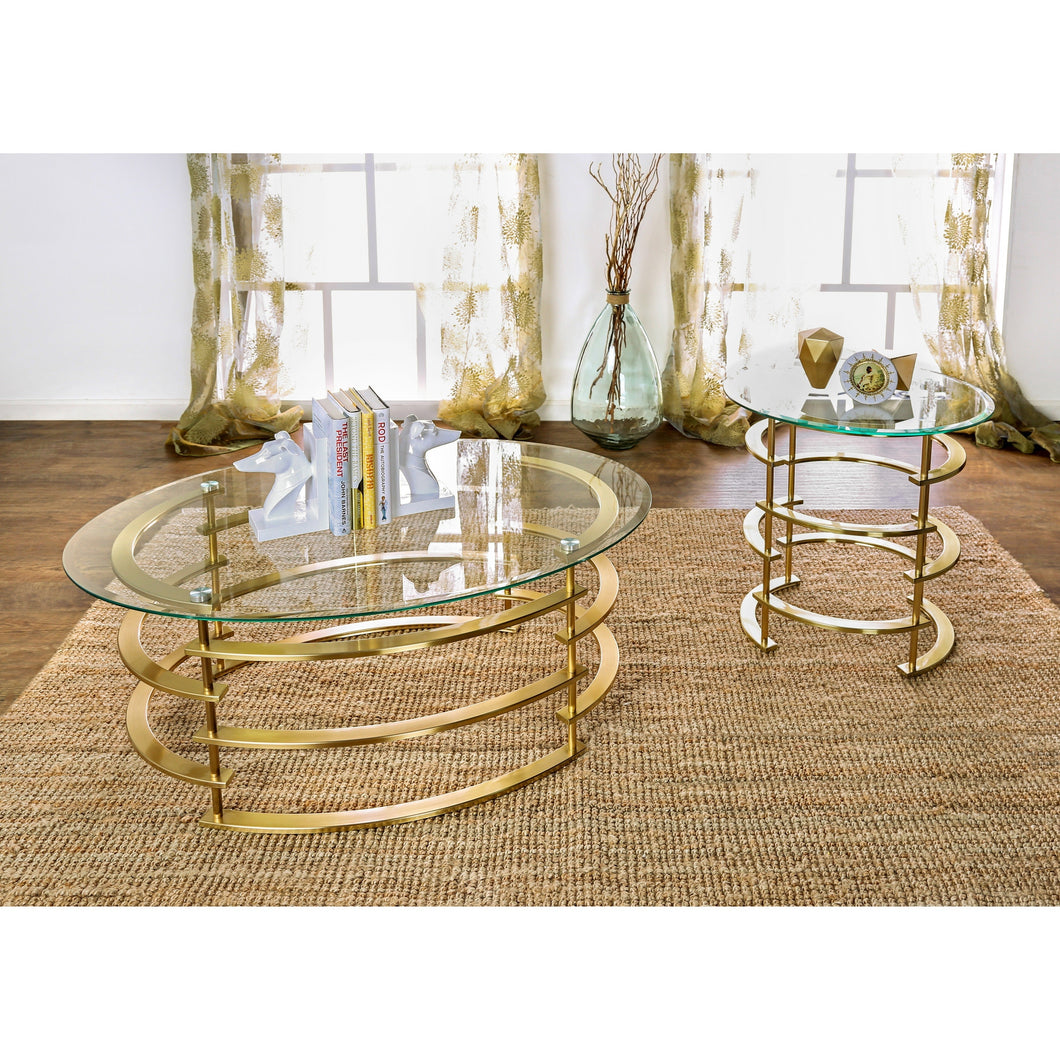 Odella Contemporary 2-piece Accent Table Set