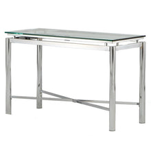 Load image into Gallery viewer, Bolton Stainless steel and Glass Console Table
