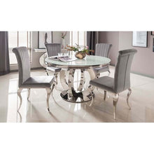 Load image into Gallery viewer, Chintaly Glass Round Table &amp; 4 Chairs
