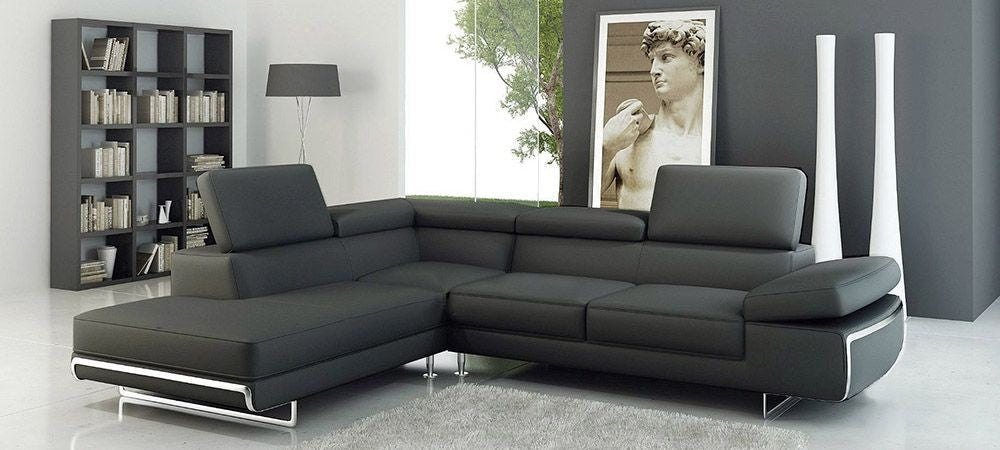 Invicta leather Sectional sofa