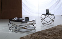 Load image into Gallery viewer, Contemporary Smoked Glass Coffee Table and End Table
