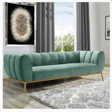 Load image into Gallery viewer, Cateur velvet 3 seater sofa
