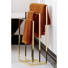 Load image into Gallery viewer, BRASS COATED TOWEL RACK
