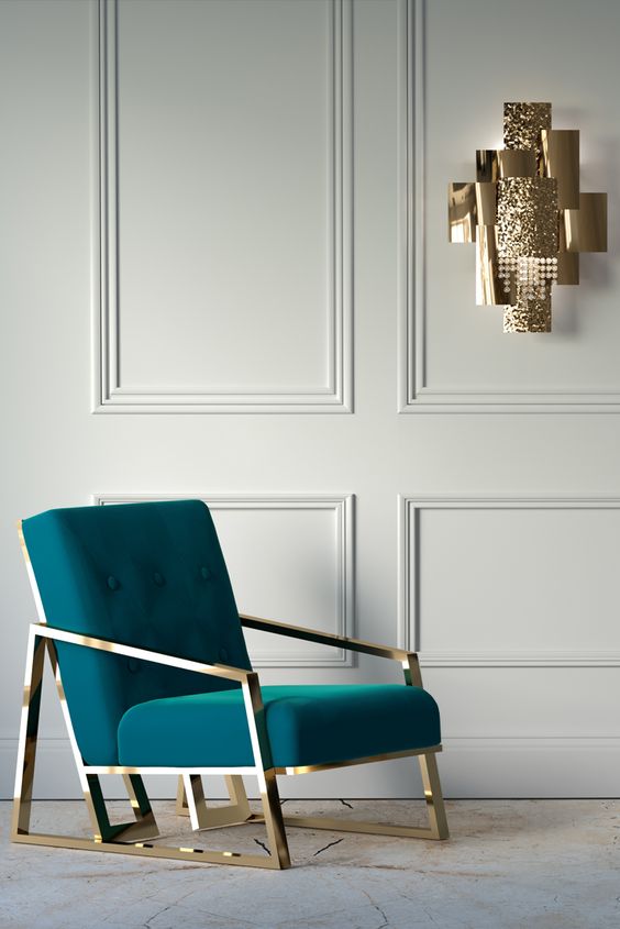 Everley Velvet Arm chair