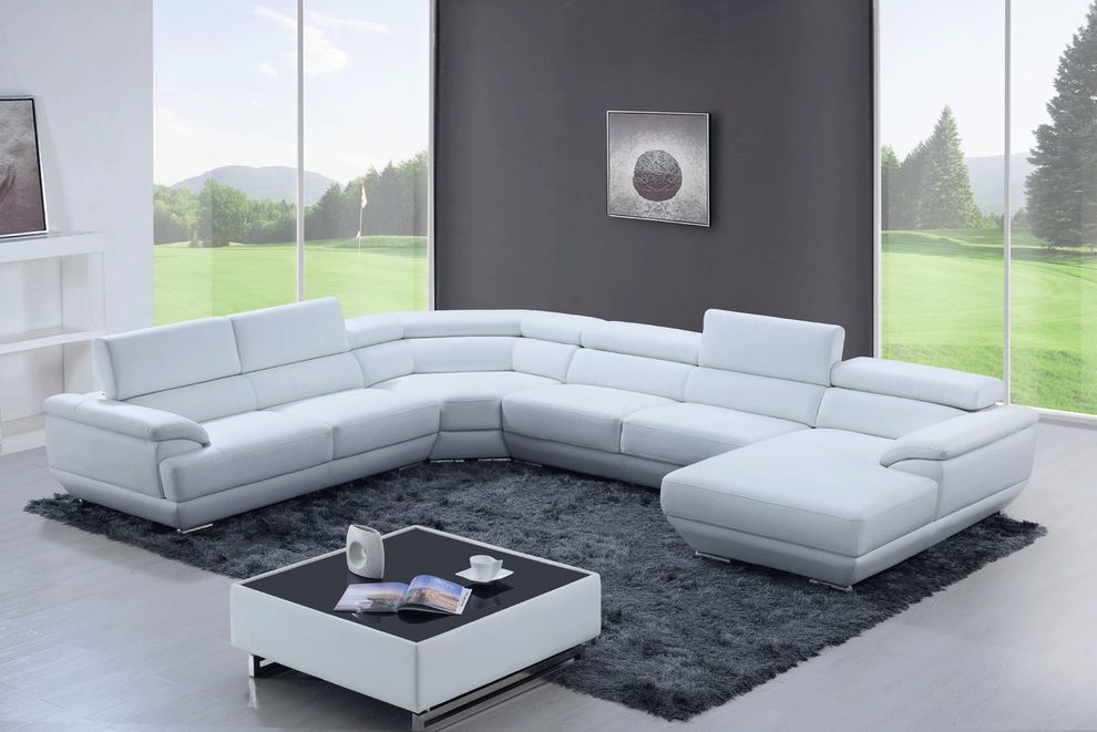 white large living room sectional sofa