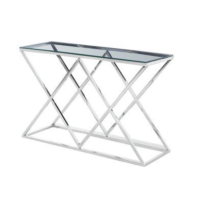 Tifaan stainless console table