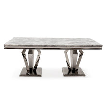 Load image into Gallery viewer, Arianna Grey marble 7 piece Dining Set
