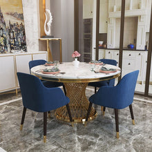 Load image into Gallery viewer, Modern 50&quot; Round Dining Table With 4 Chair&#39;s
