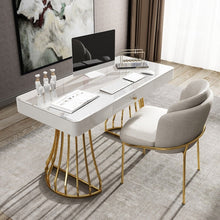 Load image into Gallery viewer, Modern White Office/Writing Desk
