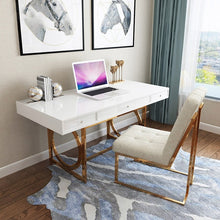 Load image into Gallery viewer, White Drawer Desk for Home/Office
