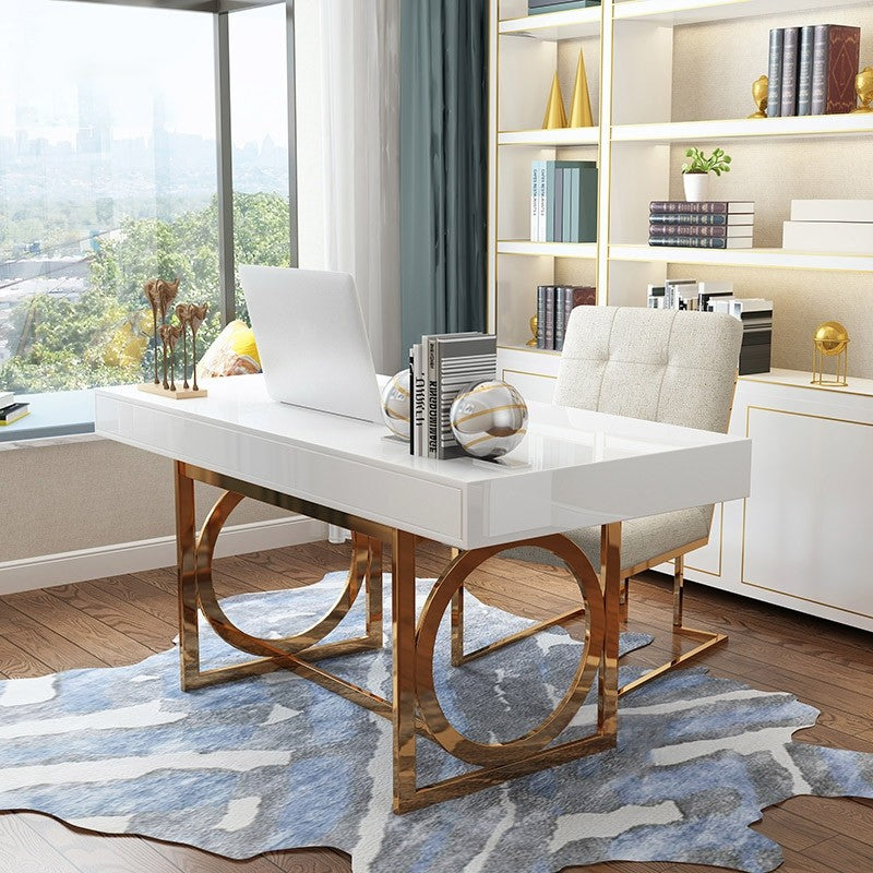 White Drawer Desk for Home/Office