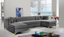 Load image into Gallery viewer, Gray Sectional Sofa
