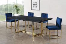 Load image into Gallery viewer, contemporary dining table with four chair&#39;s
