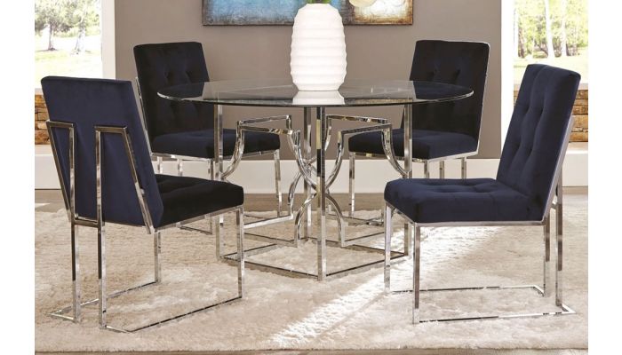 Zuri Modern Dining Table Set with 4 Chair's