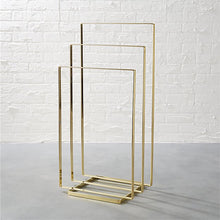 Load image into Gallery viewer, BRASS COATED TOWEL RACK

